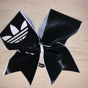 Adidas black cheer bow